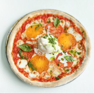 Burrata pizza