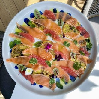 Spicy salmon fillet